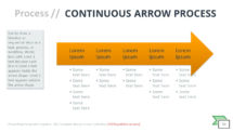 Continuous Arrow Process - SmartArt Graphic for PowerPoint
