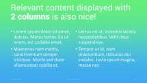 Transitions - PowerPoint Template - 2 Columns