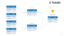 Tournament Bracket Template for PowerPoint - 8 Teams