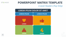 Free Matrix for PowerPoint with Titles on Top
