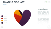 Amazing Pie Chart for PowerPoint - Heart