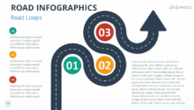 PowerPoint Infographics - Road Loops