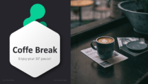 Dark Pro PowerPoint Template - Coffee Break