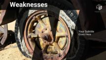 Weaknesses - SWOT PowerPoint Template