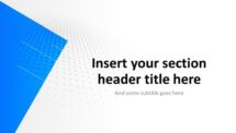 30 Sports PowerPoint Template - Section Header Slide Option 2