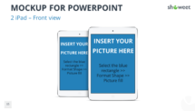 Mockup templates for PowerPoint - 2 iPad