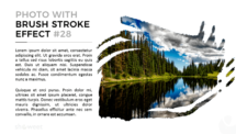 Mockup Layout #28 - Brush Stroke Effect for PowerPoint