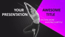 Sports - Stretching PowerPoint Template
