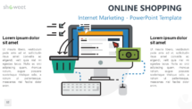Free Online Shopping Marketing for PowerPoint