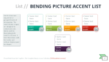 Bending Picture Accent List - SmartArt Graphic for PowerPoint