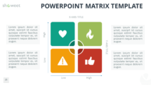 Free Matrix for PowerPoint - Infographics