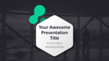 Dark Pro PowerPoint Template - Cover Slide