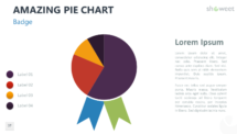 Amazing Pie Chart for PowerPoint - Badge