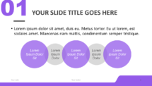 Corpo - Business Template for PowerPoint - Purple (Title and Content Slide)