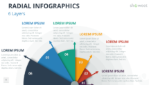 Radial Infographics for PowerPoint - 6 Layers (Style 1)