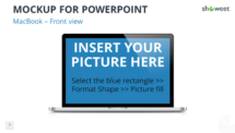 Mockup templates for PowerPoint - MacBook