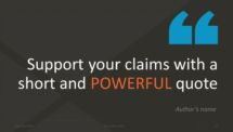 Corporate Business PowerPoint Template - Quote