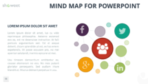Free Mind Map for PowerPoint - Circles and Text
