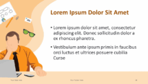 Cartoon Business PowerPoint and Google Slides Template - Theme 09 Content and Title
