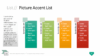 PowerPoint SmartArt Graphics - Picture Accent List Template