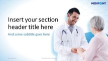 Medical and Health PowerPoint Template - Section Header - Example 4