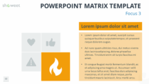 Free Matrix for PowerPoint - Focus 3