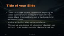 Football Themed Image For a Title and Content PowerPoint Slide