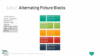 PowerPoint SmartArt Graphics - Alternating Picture Blocks Template