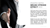 Mockup Layout #33 - Brush Stroke Effect for PowerPoint