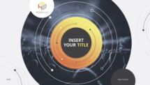 Vinyl - Creative PowerPoint Template - Orange - Slide 1