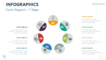 PowerPoint Infographic Element - Cycle Diagram with 7 Steps