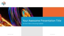 Corporate Business PowerPoint Template - Title Slide - Option 1