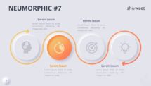 Slide 7 of Neumorphic diagram with light background for engaging presentations