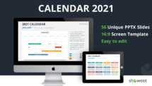 Calendar 2021 for PowerPoint - Cover