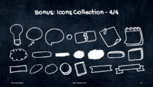 Doodles Template for PowerPoint - Icons (4/4)
