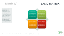 Basic Matrix - SmartArt Graphic for PowerPoint