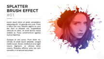 Mockup Layout #01 - Brush Splatter Effect for PowerPoint