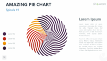 Amazing Pie Chart for PowerPoint - Spirals 1