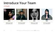 Oki - Multipurpose PowerPoint Template - Introduce your Team (4 Pictures)