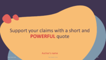 Bubbler PowerPoint Template - Quote