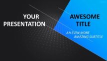 30 Sports PowerPoint Template - Cover Slide Option 2
