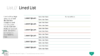 PowerPoint SmartArt Graphics - Lined List Template