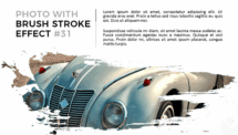 Mockup Layout #31 - Brush Stroke Effect for PowerPoint