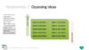 PowerPoint SmartArt Graphics - Opposing Ideas Template