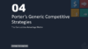 Part 4 - Porter's Generic Competitive Strategies for PowerPoint