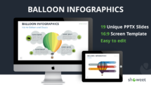 Balloon Infographics for PowerPoint and Google Slides - Cover Slide