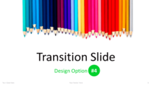 Pencils PowerPoint Template - Transition - Option 4