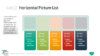 PowerPoint SmartArt Graphics - Horizontal Picture List Template