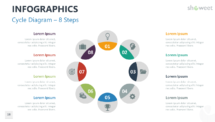 PowerPoint Infographic Element - Cycle Diagram with 8 Steps