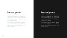 White and Black Opposites for PowerPoint and Google Slides